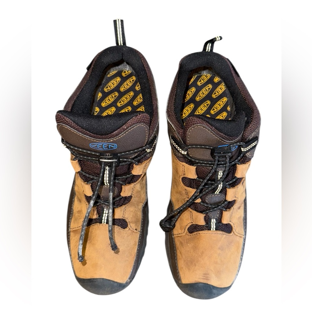 Keen Targhee III WP Low Men’s 7 Women’s 8.5 Bungee Cord Brn Hiking Shoes - Picture 6 of 8